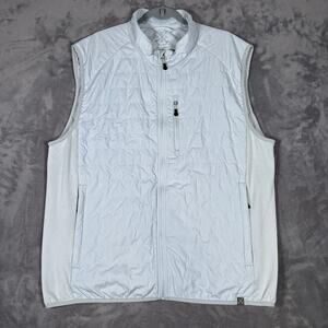 Golf America Quilted Golf Vest Gray Men’s XL Full Zip